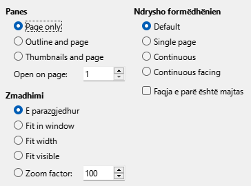 PDF Export View Options Dialog Image
