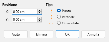 Finestra di dialogo Oggetto di cattura