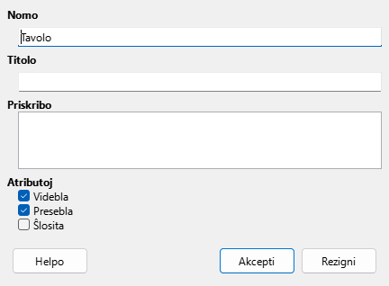 Insert layer dialog