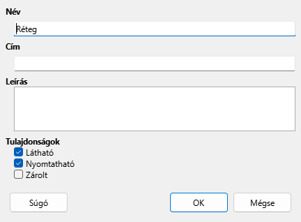Insert layer dialog