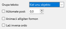 Dialogo Teksta animacio